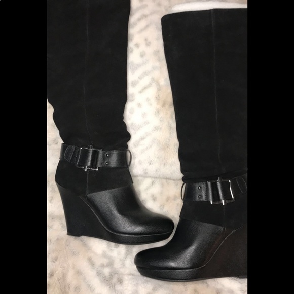 Women’s wedge boots size 10 Gently Used Bar III - Picture 1 of 4